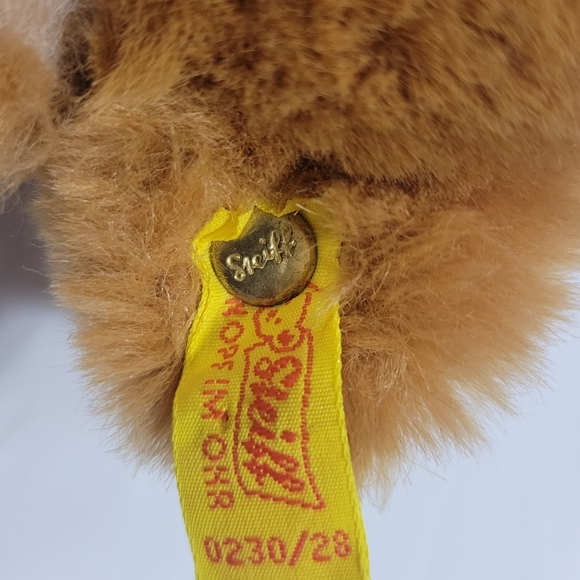 Vintage Steiff Petsy Plush Bear Joint Squeaker Working West Germany 0230/28 - Picture 7 of 8